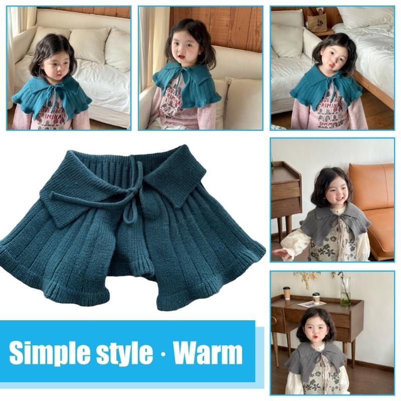 Winter Clothing Accessories - 97BC verwijderbare valse kraag 3-10T kindersjaal