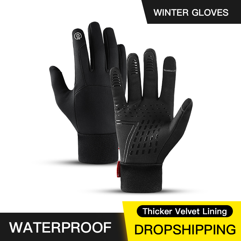 Knit Glove Touch Screen - Dropshipping Winter Outdoor Sport Running Handschoen