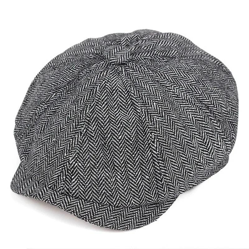 Winter Clothing Accessories - Nieuwe heren platte Ivy Gatsby pet,