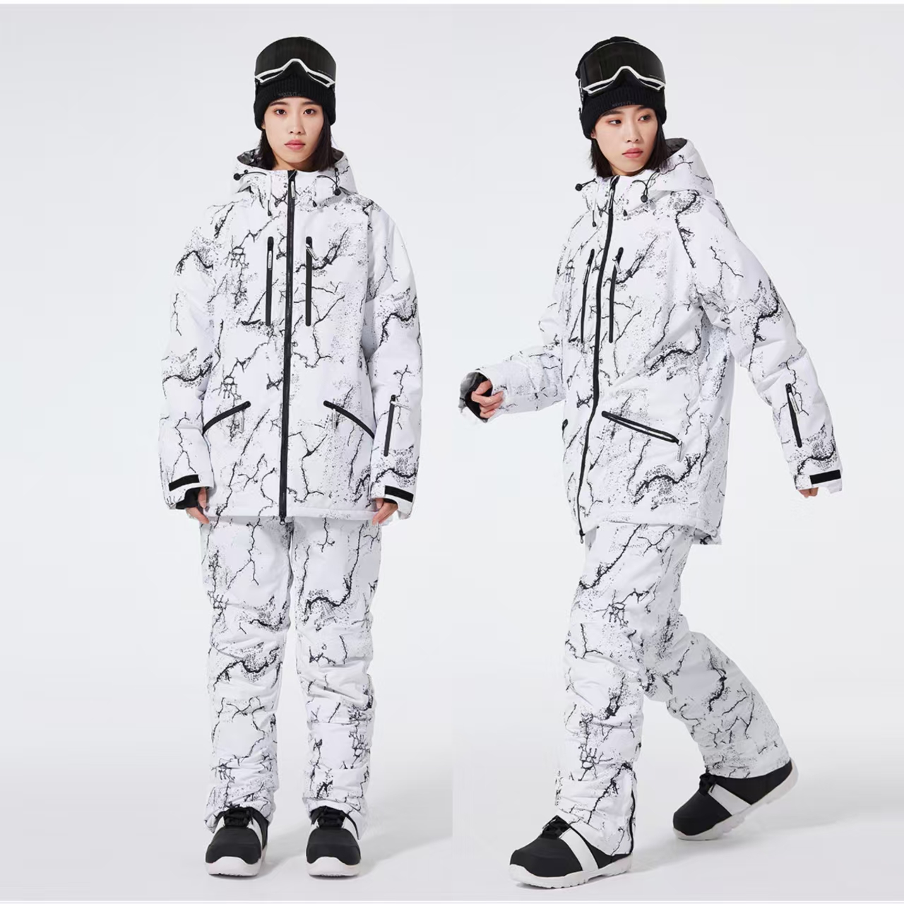 Winter Clothing Matching - NIEUWE Mode Mannen Vrouwen Winter Skipak