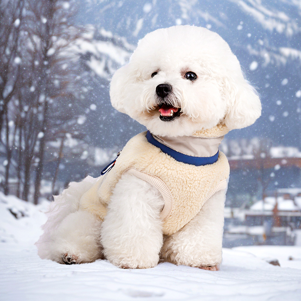 Winter Clothing Line - Puppy wintervest met Sherpa fleece gevoerd
