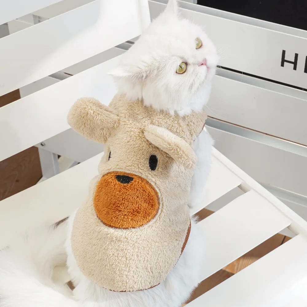 Winter Clothing Accessories - Winterpluche hondenkleding Warme schattige puppy-outfits Teddy