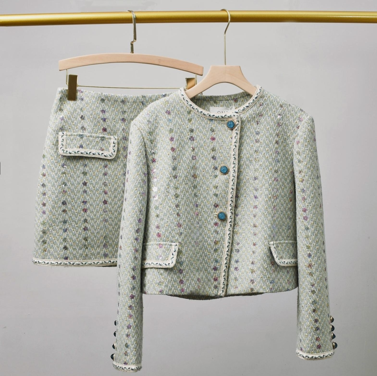 Jack Winter Clothing - Vrouwen elegante tweed luxe pak jas