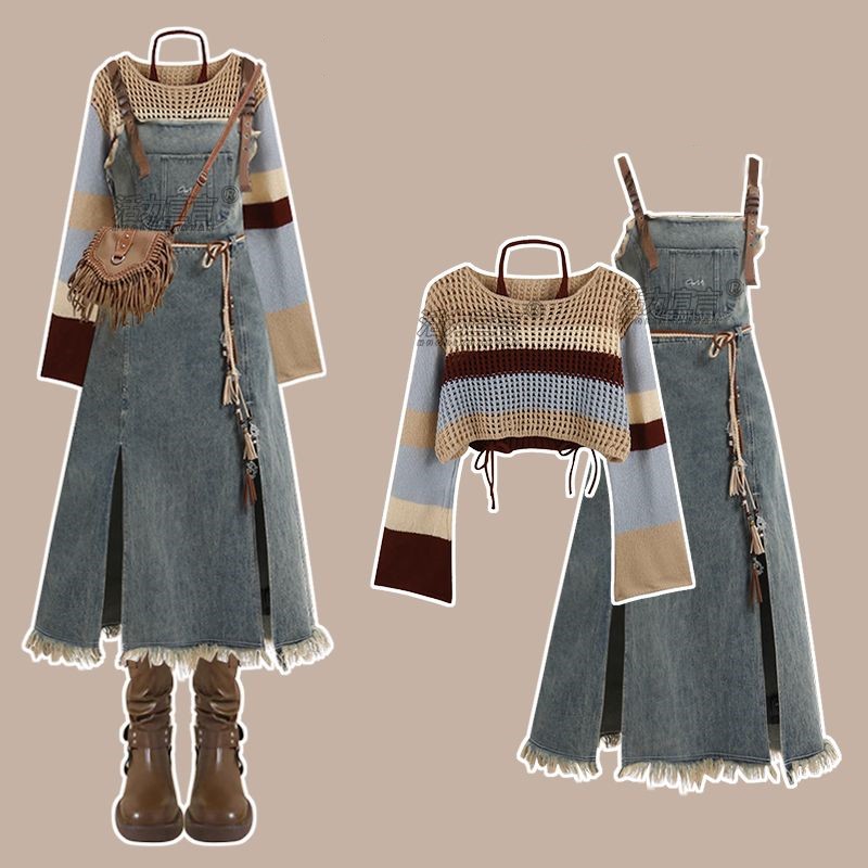 Winter Clothing Vintage - 2026 Lente Nieuwe Vintage Denim Rok