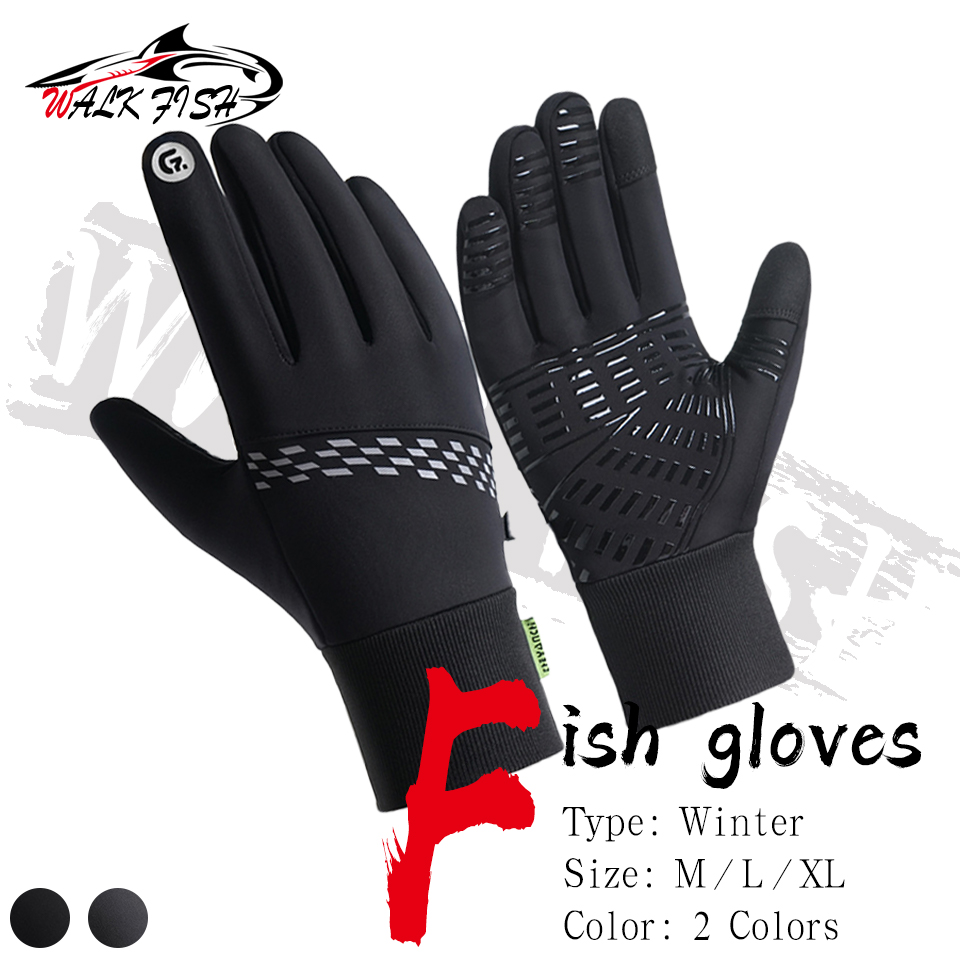 Knit Glove Touch Screen - WALK FISH Vissershandschoenen Houden Warm Winter