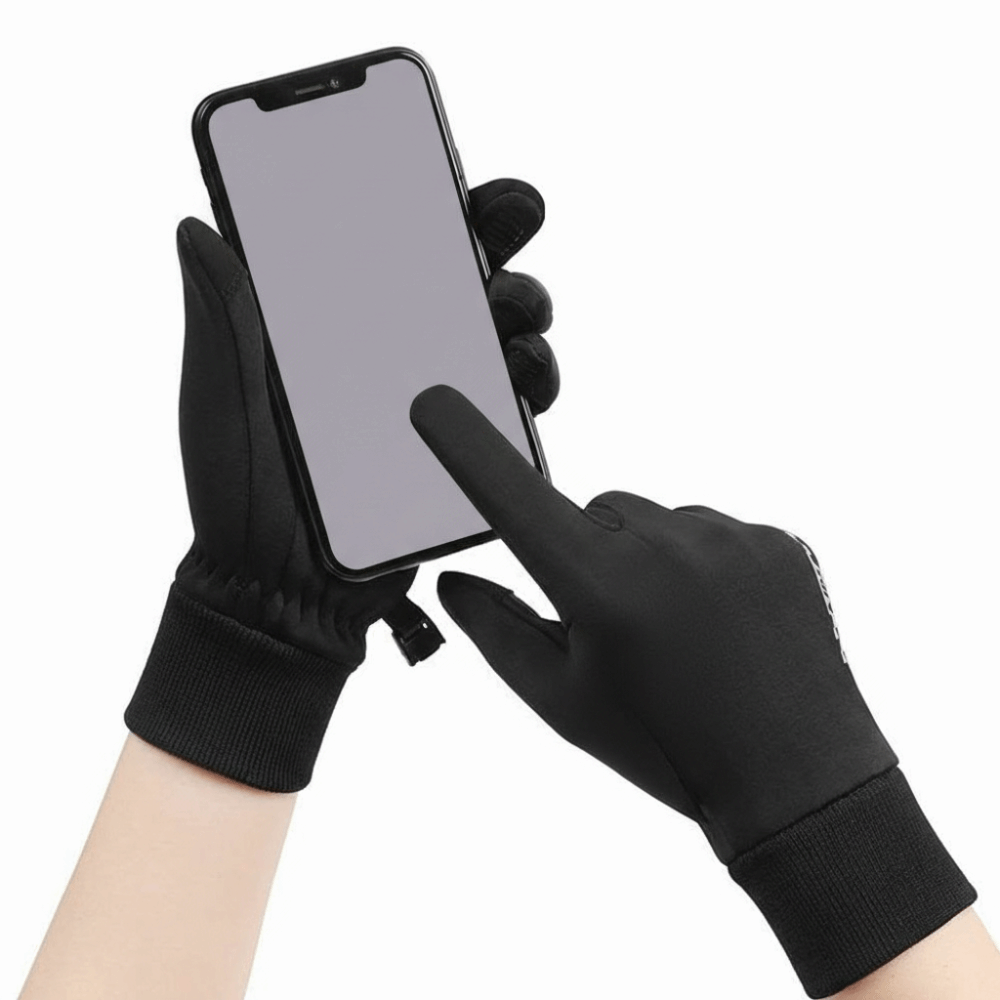 Knit Glove Touch Screen - Antislip winterfiets handschoenen voor kinderen, volle