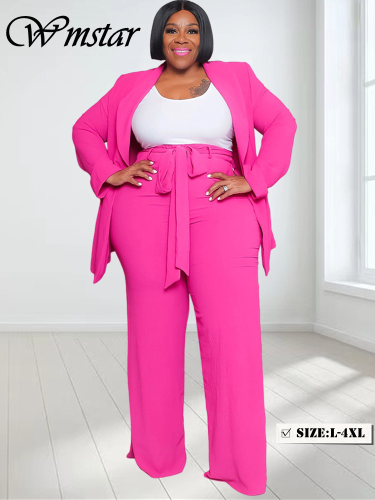 Winter Clothing Wholesale - Wmstar Plus Size Dameskleding Tweedelige Set