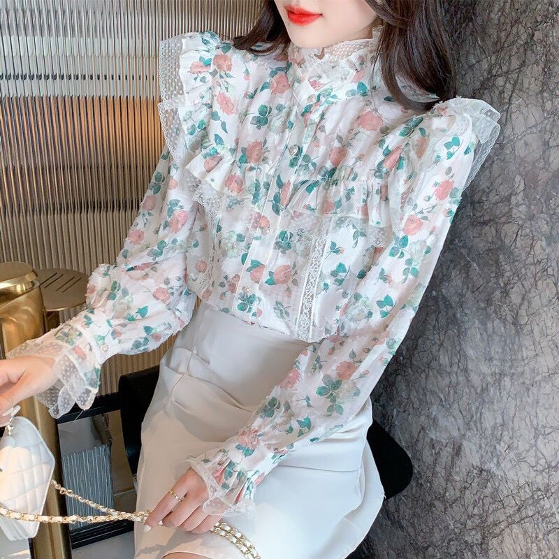 Vintage bedrukt gaas bloemen c - Winter Clothing Vintage recensie en prijs