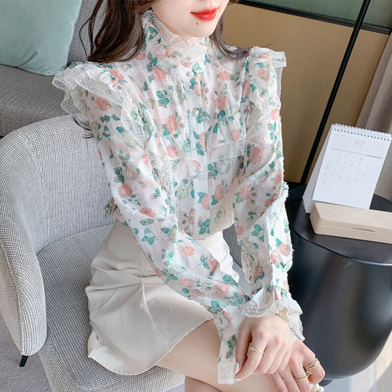 Vintage bedrukt gaas bloemen c - Winter Clothing Vintage recensie en prijs