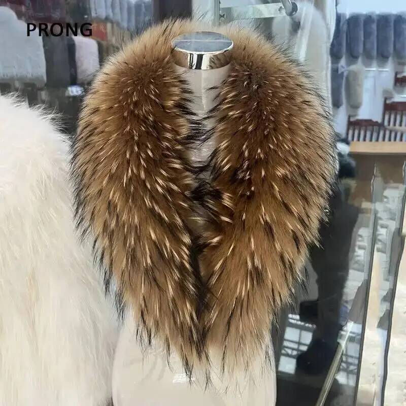 Natuurlijke Wasbeer Bontkraag  - Winter Clothing Matching recensie en prijs