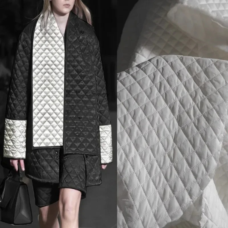 Diamant-gestikte stof, zwart g - Winter Clothing Wholesale recensie en prijs
