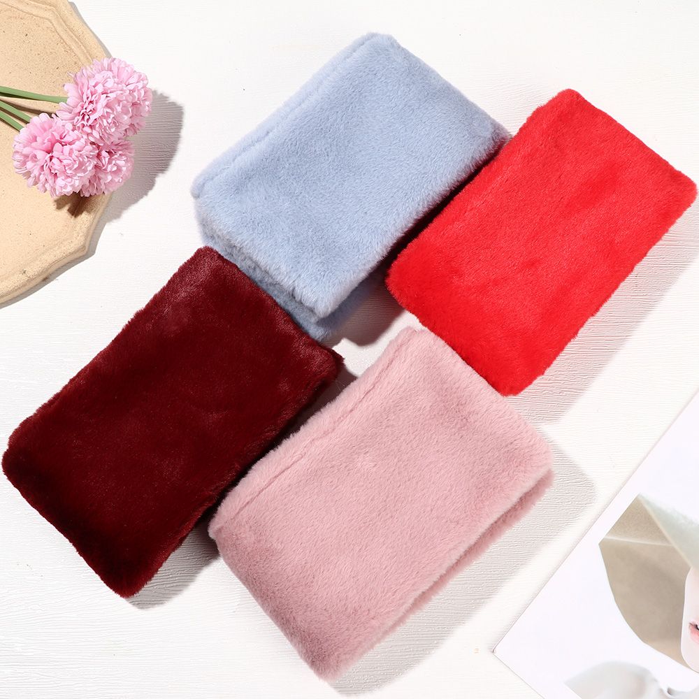 Effen kleur namaak konijnenbon - Winter Clothing Accessories recensie en prijs