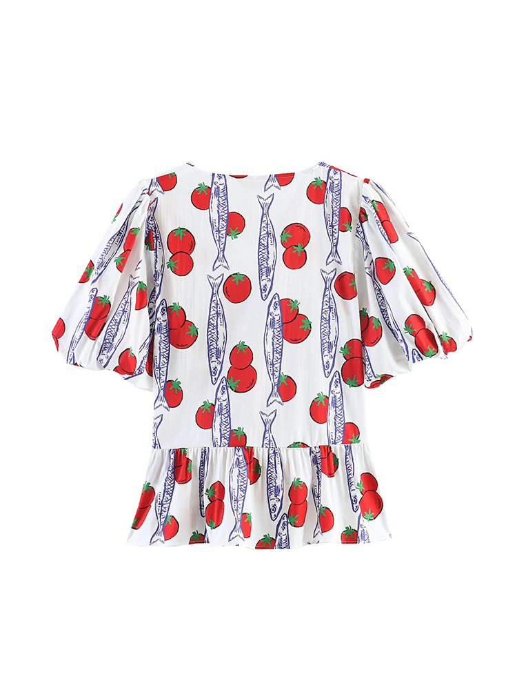 Damesmode bedrukte striktopjes - Winter Clothing Vintage recensie en prijs