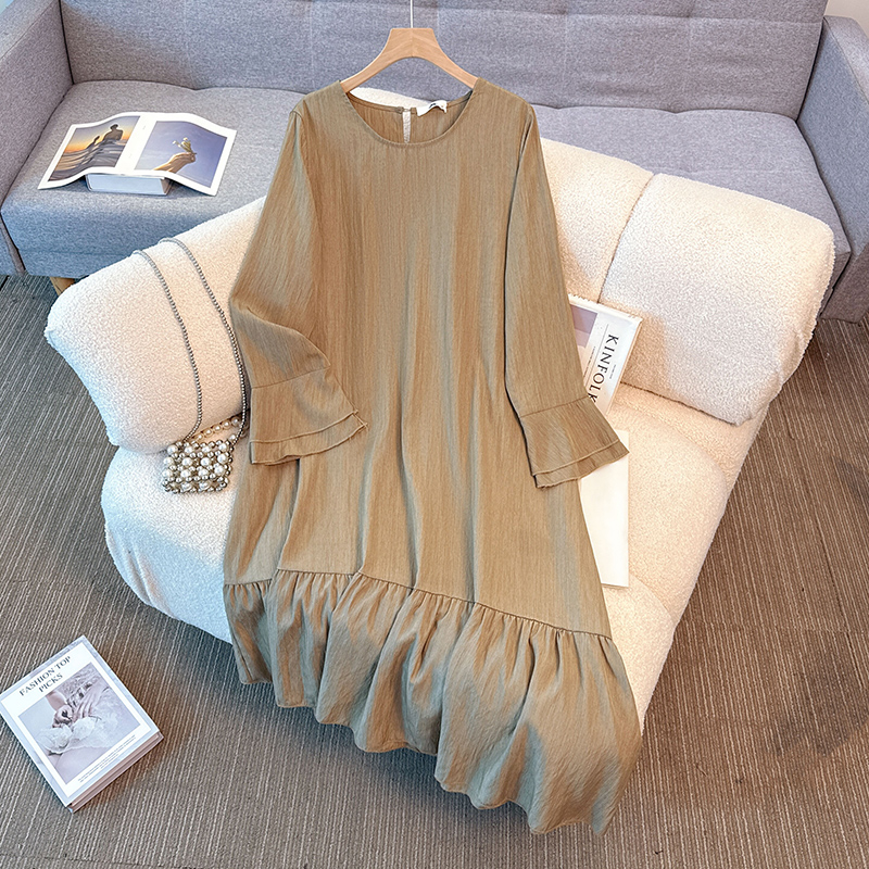 Elegante vintage O-hals effen  - Winter Clothing Line recensie en prijs