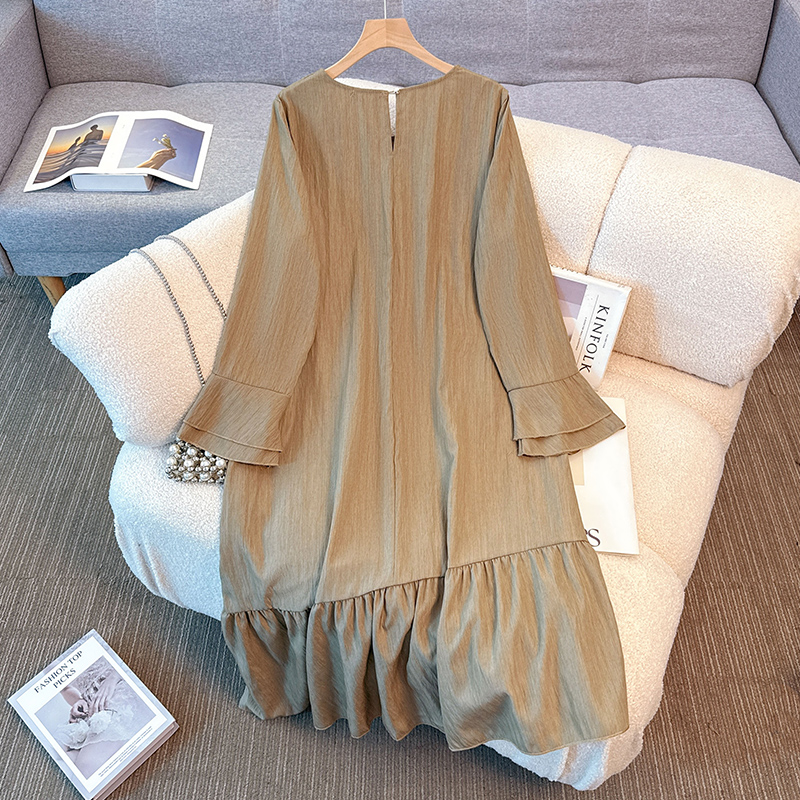 Elegante vintage O-hals effen  - Winter Clothing Line recensie en prijs