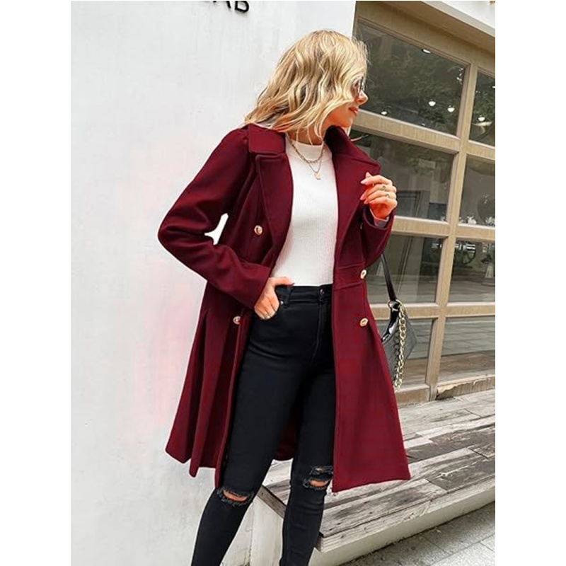 Winter Wollen Dames Trenchcoat - Winter Clothing Line recensie en prijs