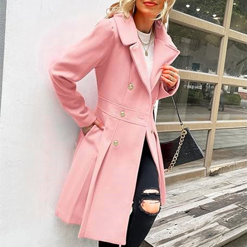 Winter Wollen Dames Trenchcoat - Winter Clothing Line recensie en prijs
