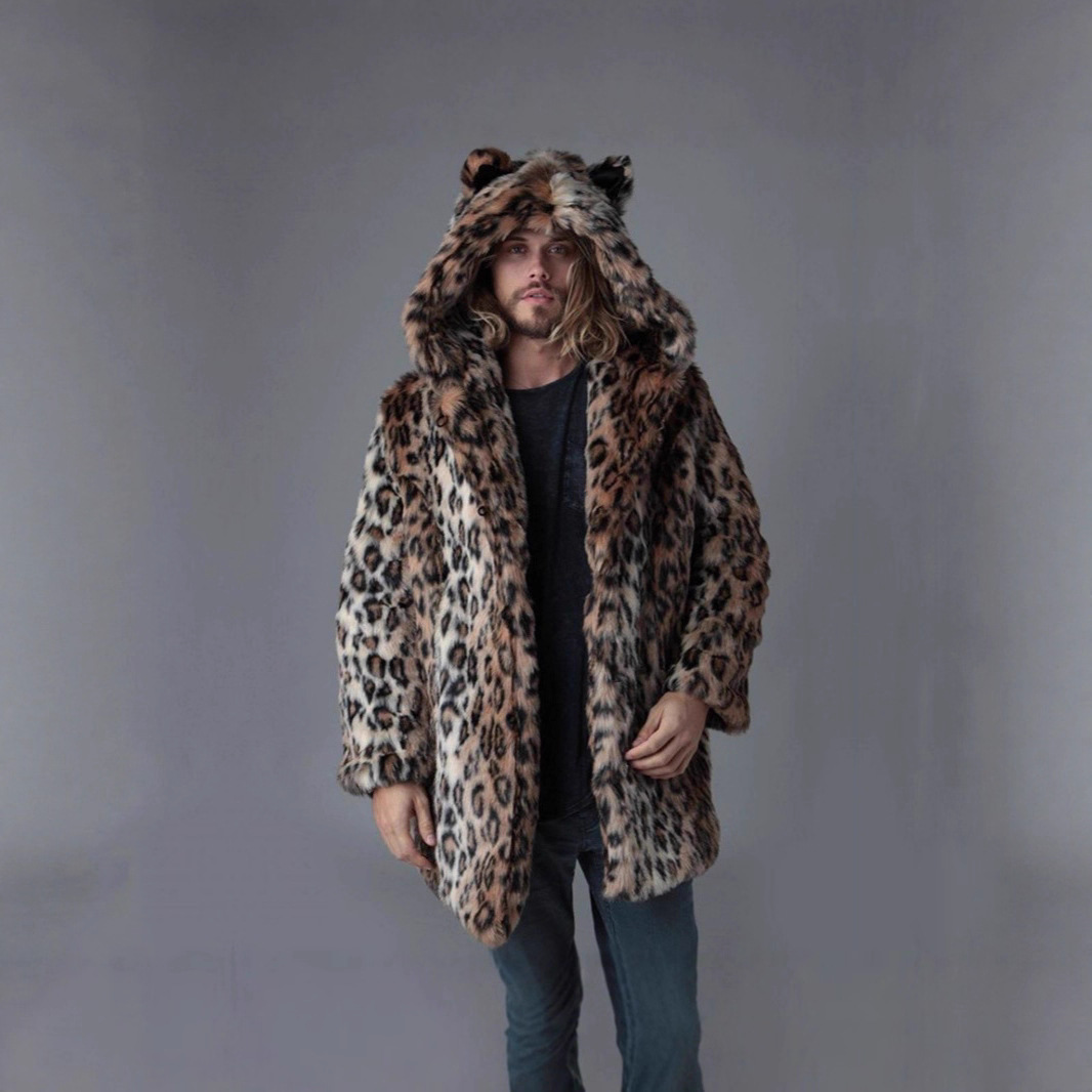 Mannen namaakbont jas winterja - Winter Clothing Matching recensie en prijs