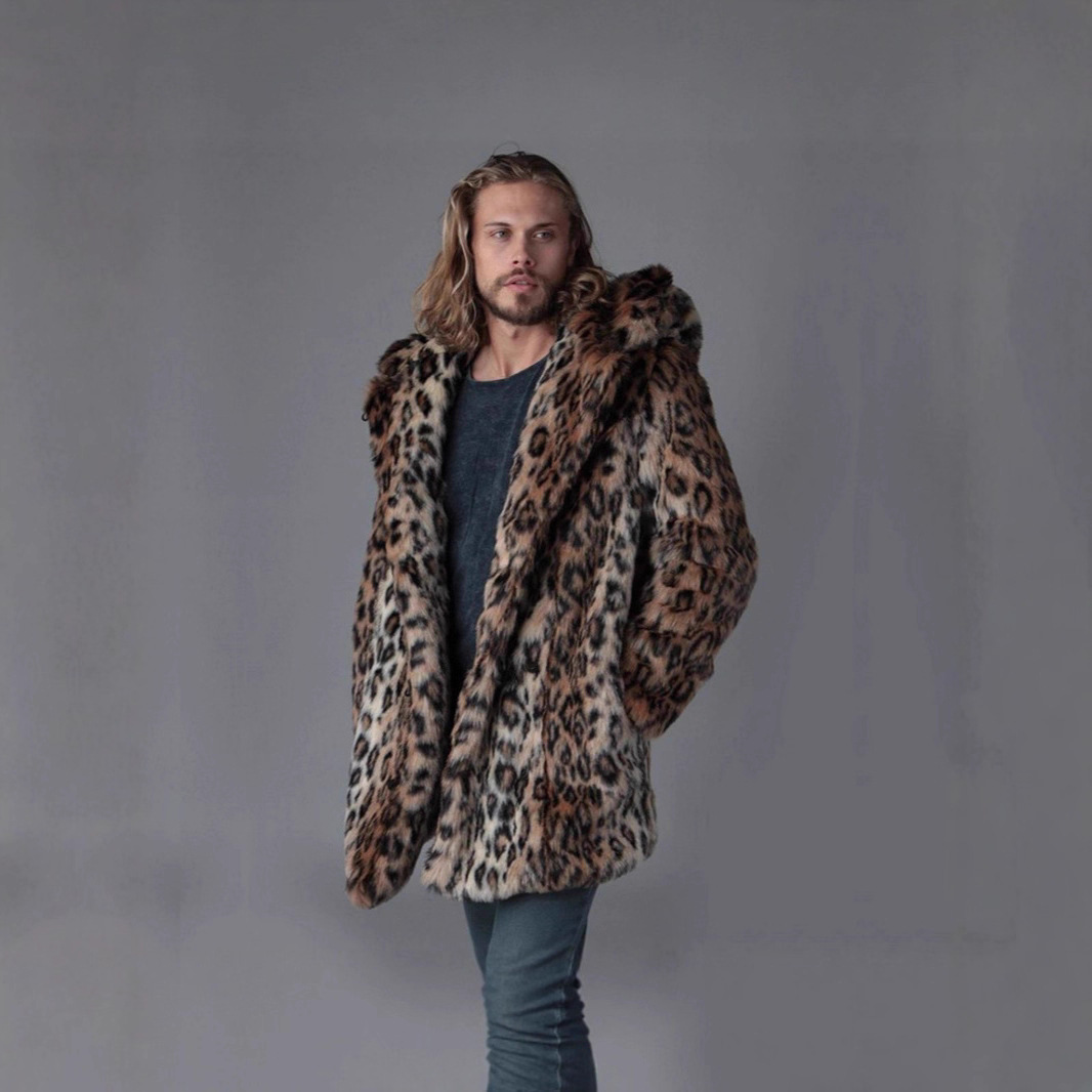 Mannen namaakbont jas winterja - Winter Clothing Matching recensie en prijs