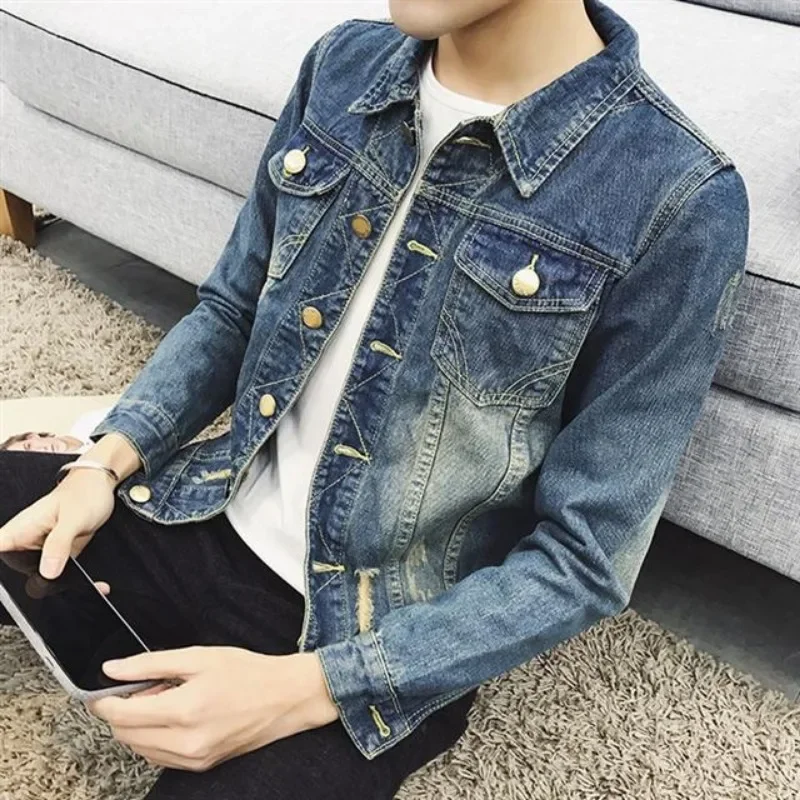 Knop Casual Slanke Heren Denim - Winter Clothing Vintage recensie en prijs
