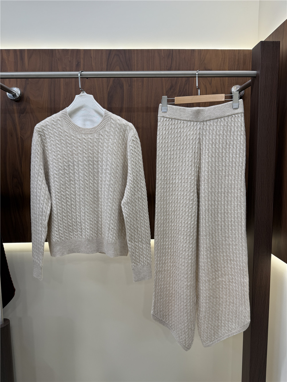 Dames Matchende Sets Kabelgebr - Winter Clothing Matching recensie en prijs