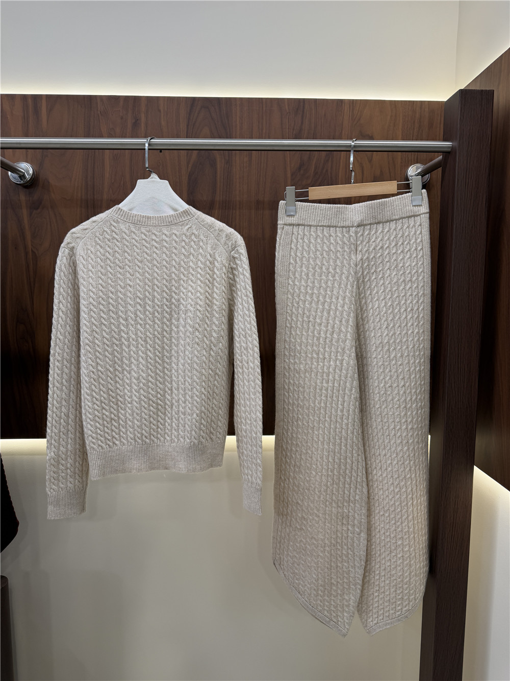 Dames Matchende Sets Kabelgebr - Winter Clothing Matching recensie en prijs