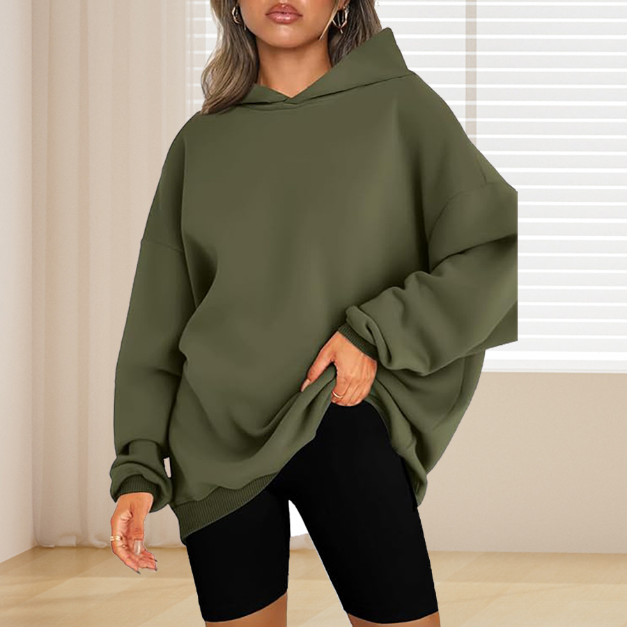 Grote maten basic effen kleur  - Winter Clothing Color recensie en prijs