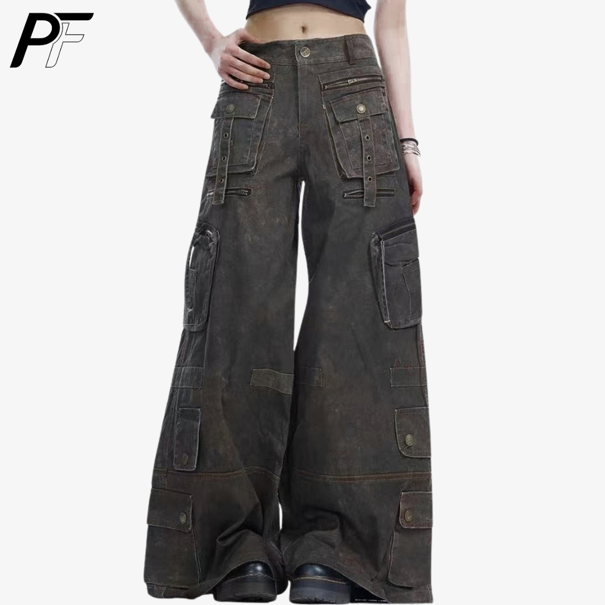 Grunge Techwear Cargobroek met - Winter Clothing Vintage recensie en prijs