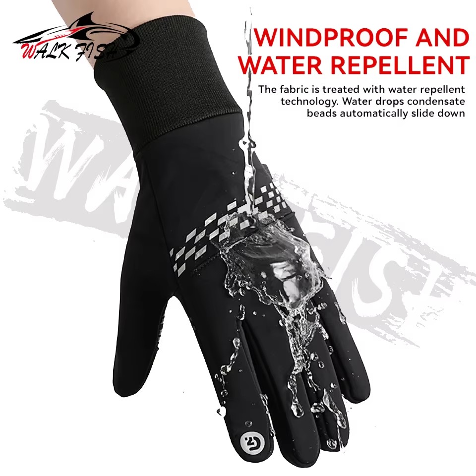 WALK FISH Vissershandschoenen  - Knit Glove Touch Screen recensie en prijs
