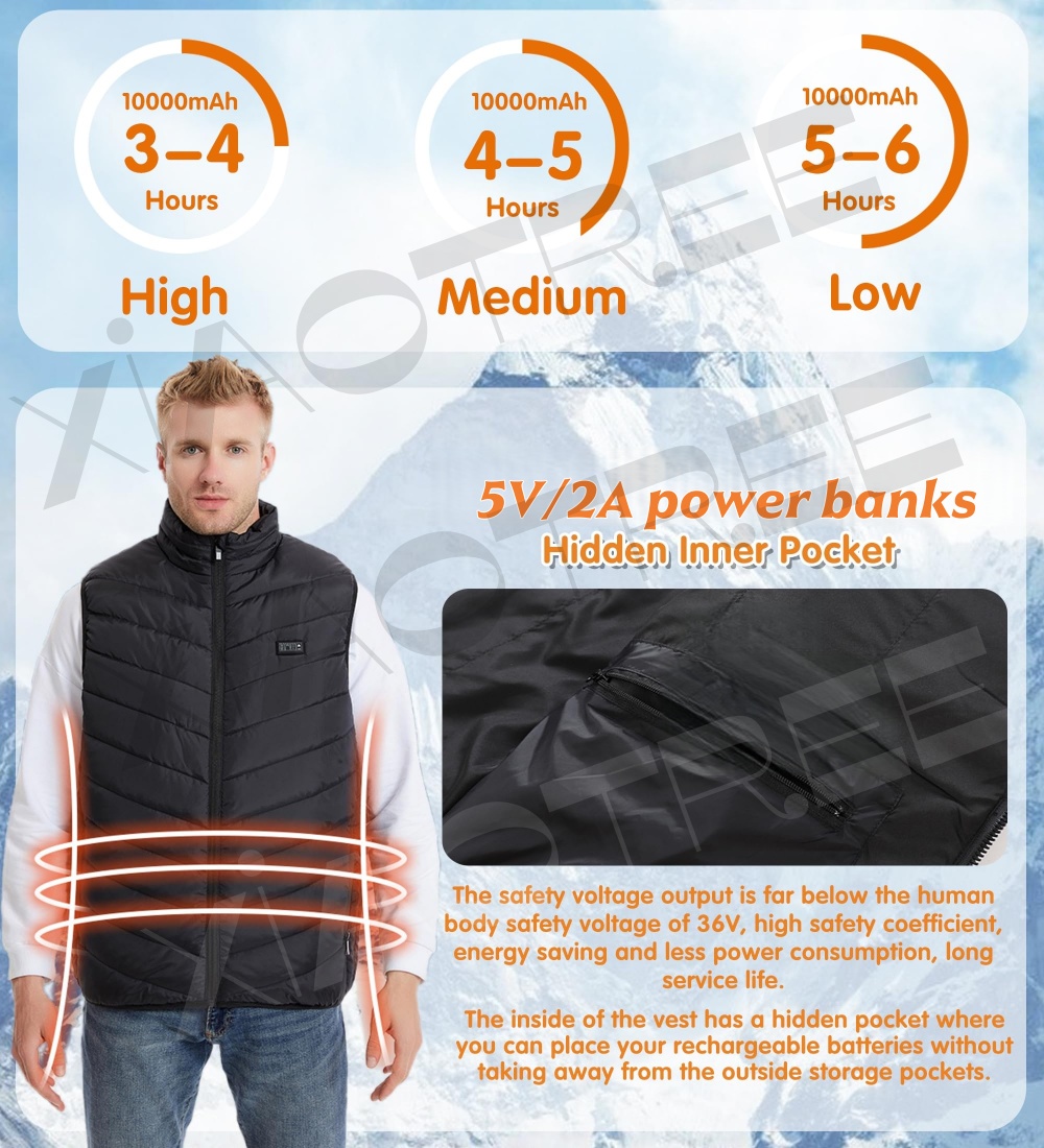 28/9 gebieden verwarmd vest he - Winter Clothing Matching recensie en prijs