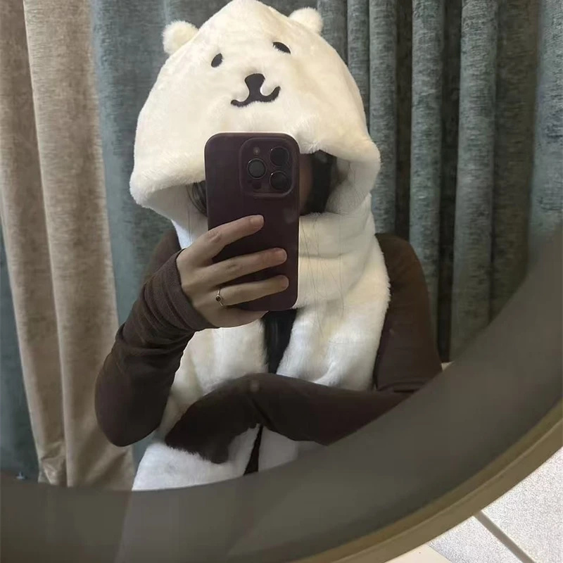 3-in-1 pluche dikke capuchon s - Winter Clothing Accessories recensie en prijs
