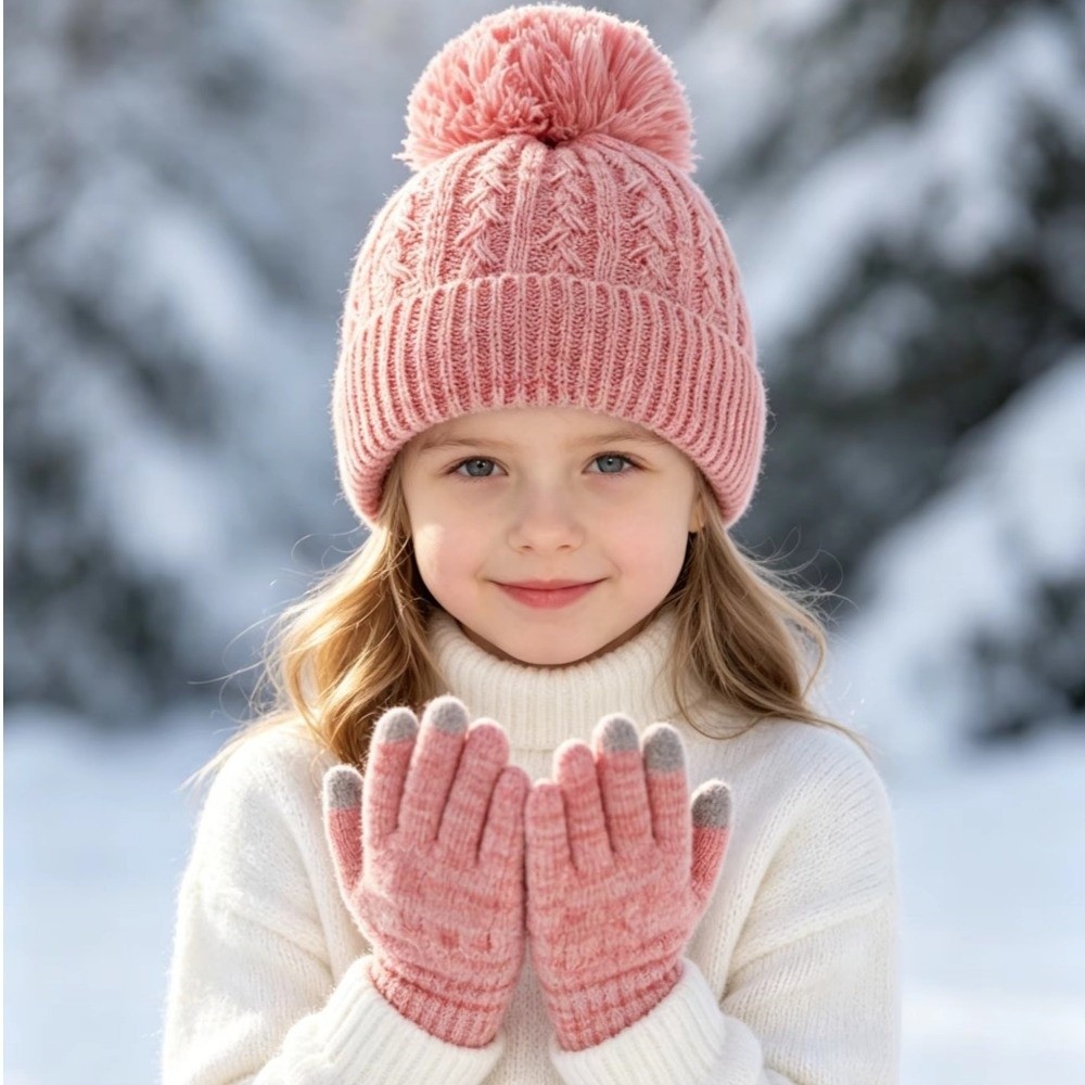 2 stks/set Mode Winter Kindere - Knit Glove Touch Screen recensie en prijs