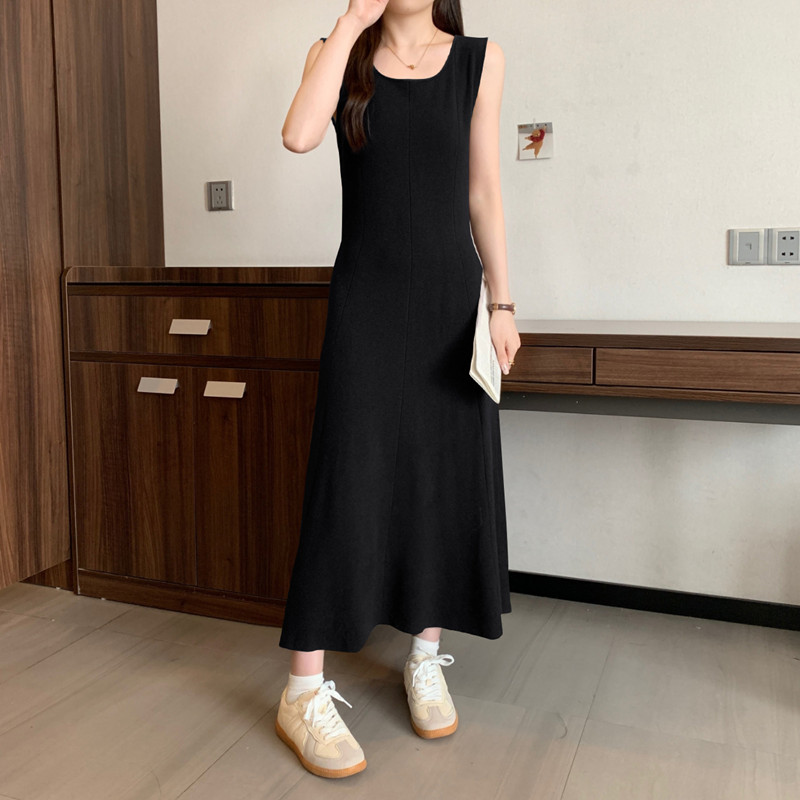 Elegante effen mouwloze gebrei - Winter Clothing Vintage recensie en prijs