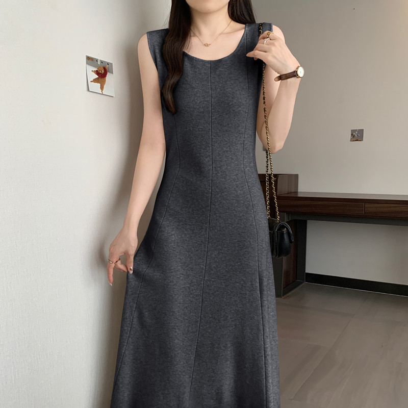 Elegante effen mouwloze gebrei - Winter Clothing Vintage recensie en prijs