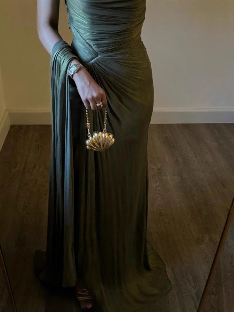 Luxe feestjurk maxi-jurk dames - Winter Clothing Color recensie en prijs