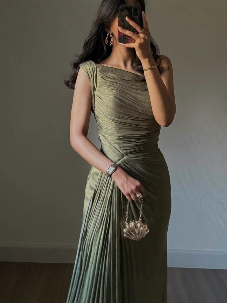 Luxe feestjurk maxi-jurk dames - Winter Clothing Color recensie en prijs