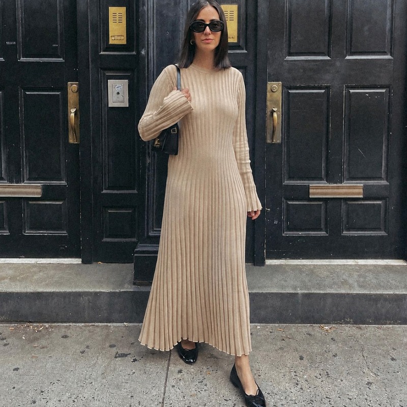 Talenza gebreide maxi-jurk met - Winter Clothing H&M recensie en prijs