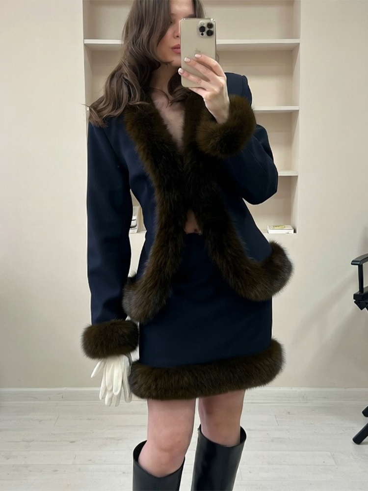 Dames bont patchwork rokpak re - Winter Clothing Color recensie en prijs